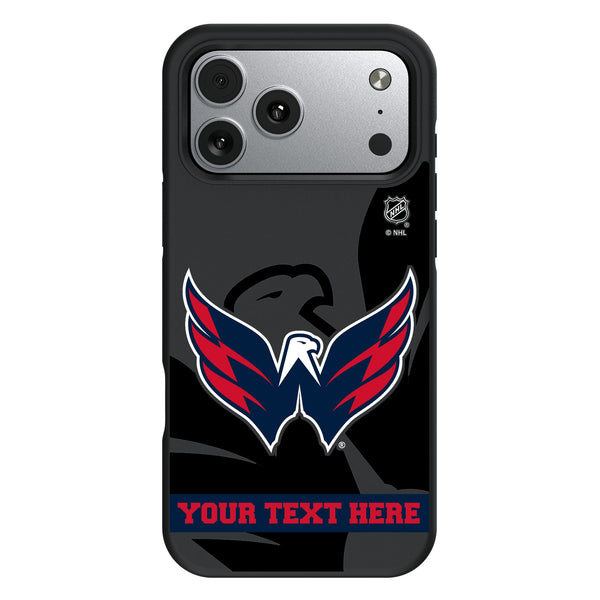 Washington Capitals Personalized Tilt iPhone Bump Phone Case for Apple iPhone