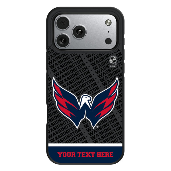 Washington Capitals Personalized EndZone Plus iPhone Bump Phone Case for Apple iPhone