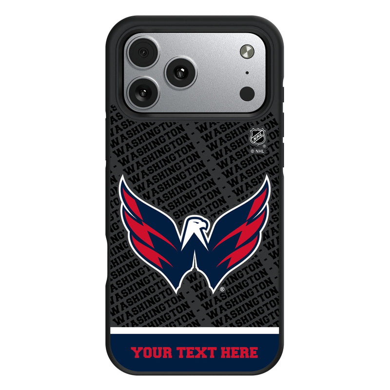 Washington Capitals Personalized EndZone Plus iPhone Bump Phone Case for Apple iPhone