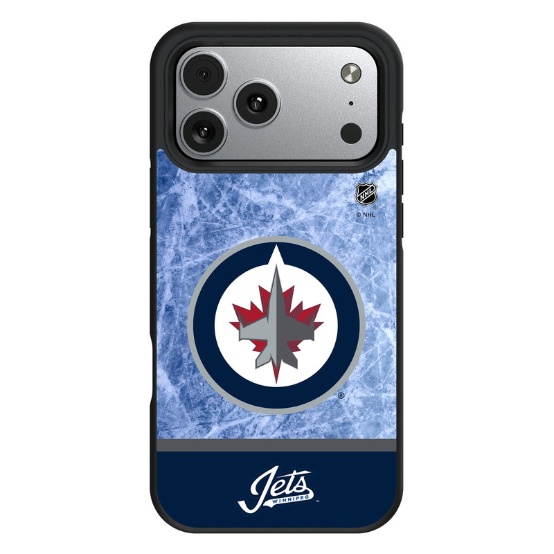 Winnipeg Jets Ice Wordmark iPhone Bump Phone Case for Apple iPhone
