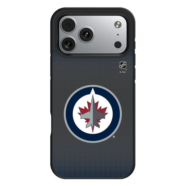 Winnipeg Jets Linen iPhone Bump Phone Case for Apple iPhone