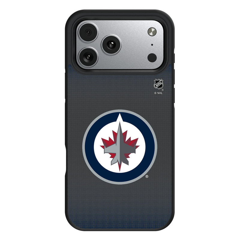 Winnipeg Jets Linen iPhone Bump Phone Case for Apple iPhone