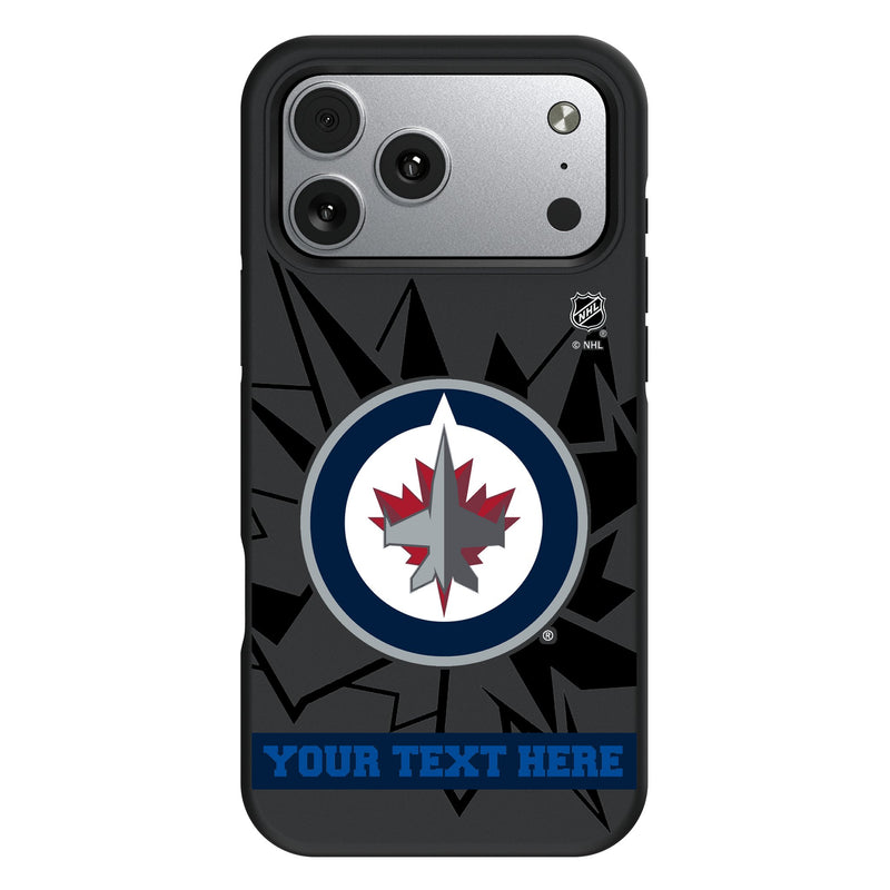 Winnipeg Jets Personalized Tilt iPhone Bump Phone Case for Apple iPhone