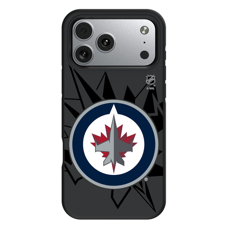 Winnipeg Jets Monocolor Tilt iPhone Bump Phone Case for Apple iPhone