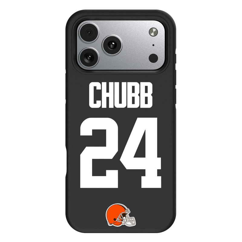 Nick Chubb Cleveland Browns 24 Game Tactic iPhone Bump Phone Case for Apple iPhone