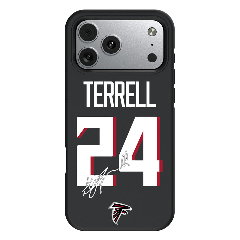 A.J. Terrell Atlanta Falcons 24 Game Tactic iPhone Bump Phone Case for Apple iPhone