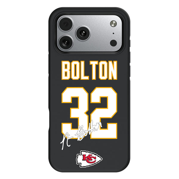Nick Bolton Kansas City Chiefs 32 Game Tactic iPhone Bump Phone Case for Apple iPhone
