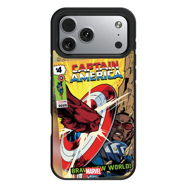 Marvel Avengers Sam Wilson Captain America Classic Cover iPhone Bump Phone Case for Apple iPhone