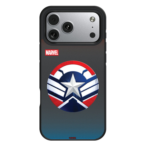 Marvel Avengers Sam Wilson Captain America Grid iPhone Bump Phone Case for Apple iPhone