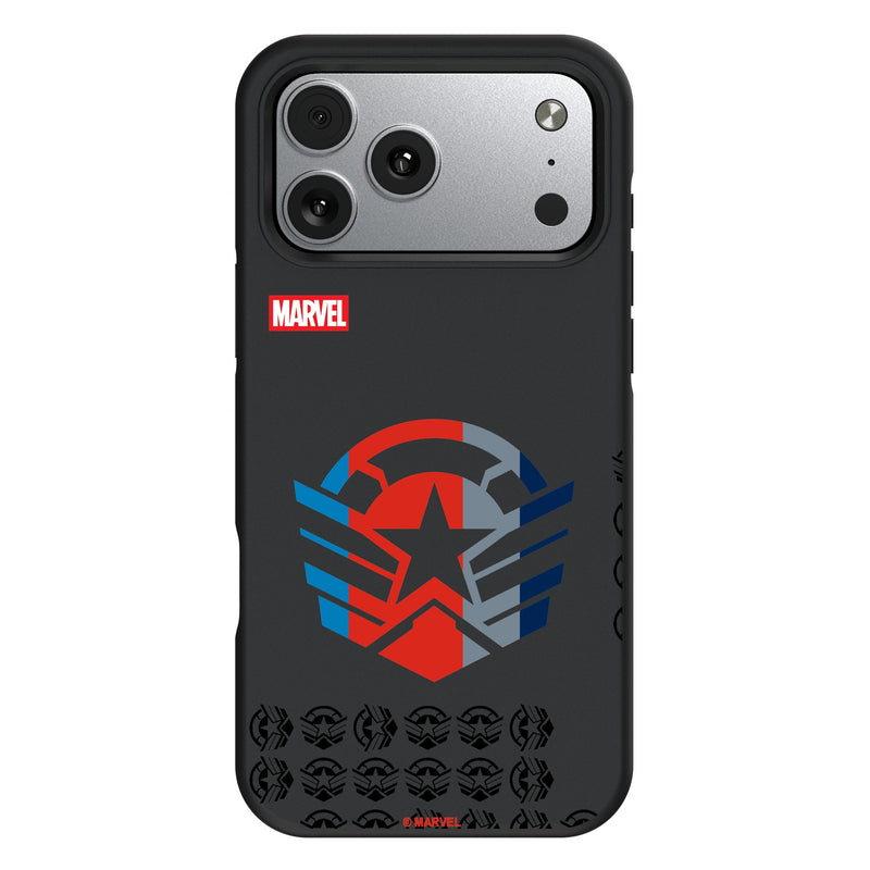 Marvel Avengers Sam Wilson Captain America Sigil iPhone Bump Phone Case for Apple iPhone