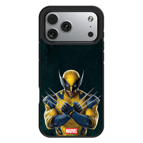 Marvel Deadpool Wolverine Badge iPhone Bump Phone Case for Apple iPhone