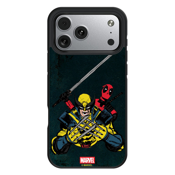 Marvel Deadpool Wolverine Badge iPhone Bump Phone Case for Apple iPhone