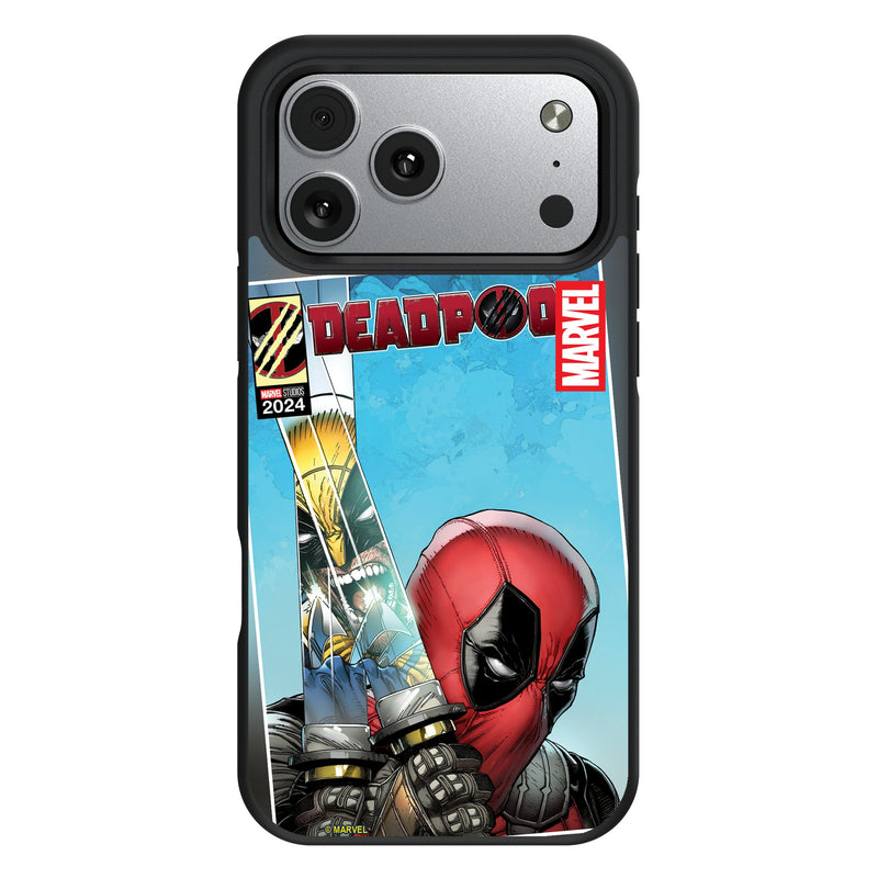 Marvel Deadpool Wolverine Cover Art iPhone Bump Phone Case for Apple iPhone