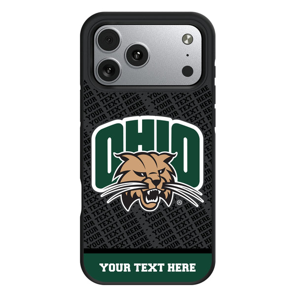 Ohio University Bobcats Personalized EndZone Plus iPhone Bump Phone Case for Apple iPhone
