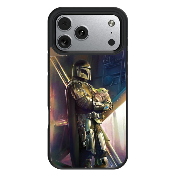 Star Wars: The Mandalorian Din Djarin Portrait iPhone Bump Phone Case for Apple iPhone