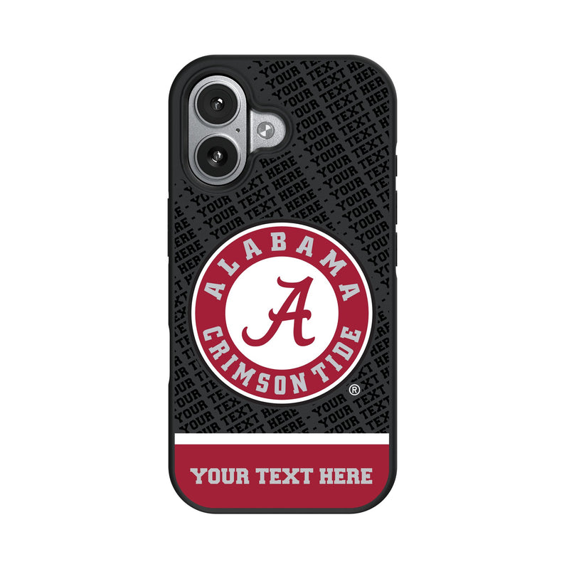 University of Alabama Crimson Tide Personalized EndZone Plus iPhone Bump Phone Case for Apple iPhone