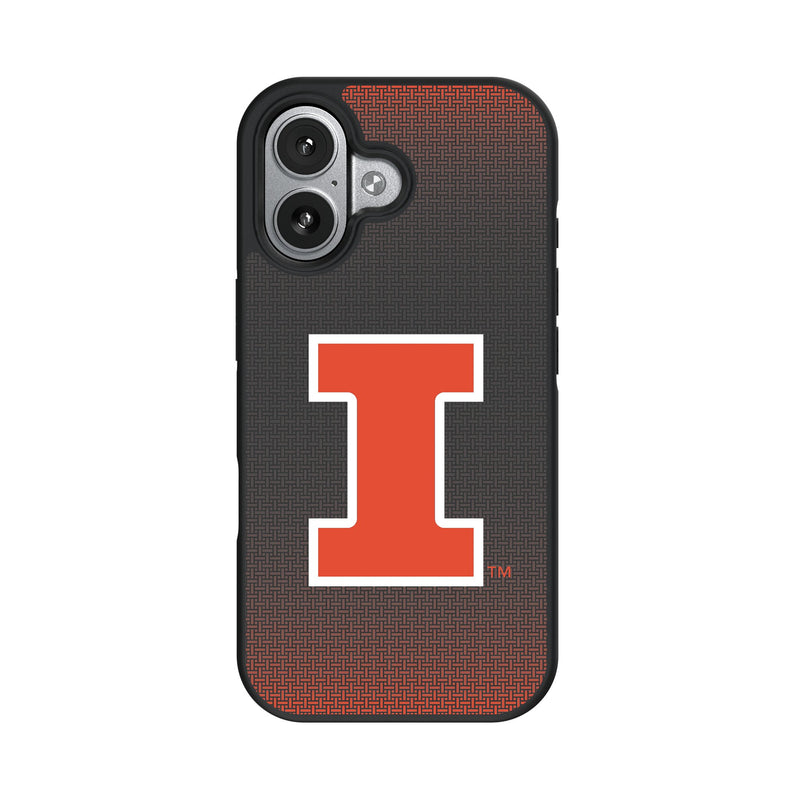 University of Illinois Fighting Illini Linen iPhone Bump Phone Case for Apple iPhone
