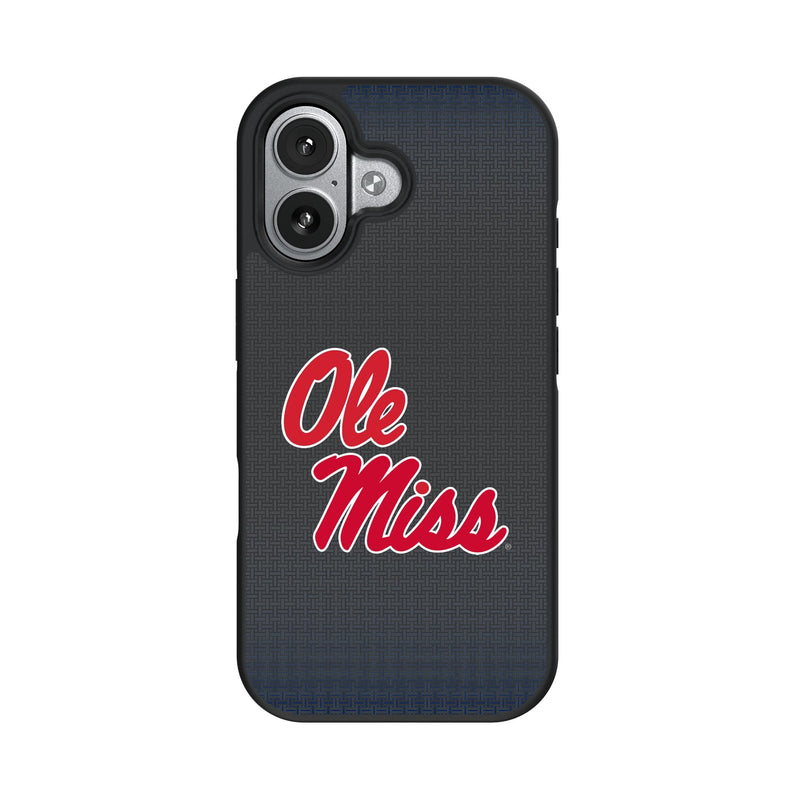 University of Mississippi Rebels Linen iPhone Bump Phone Case for Apple iPhone