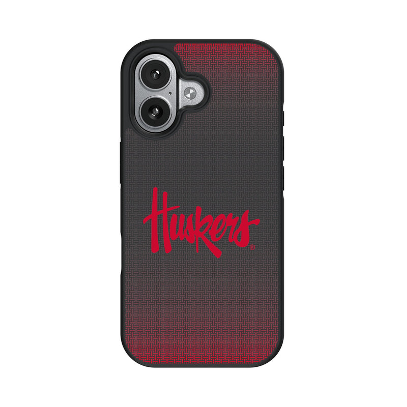University of Nebraska Huskers Linen iPhone Bump Phone Case for Apple iPhone