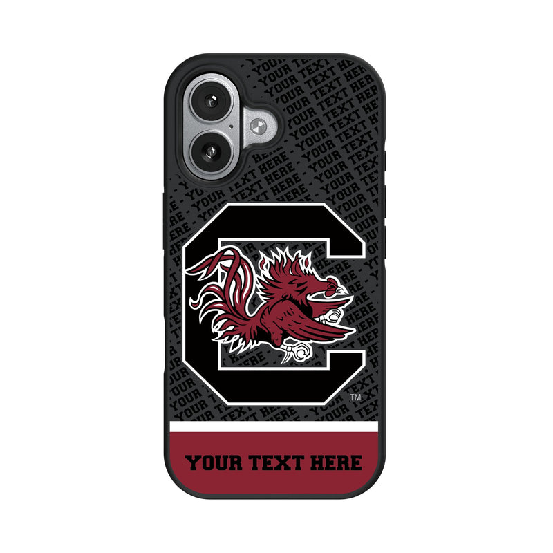 University of South Carolina Gamecocks Personalized EndZone Plus iPhone Bump Phone Case for Apple iPhone