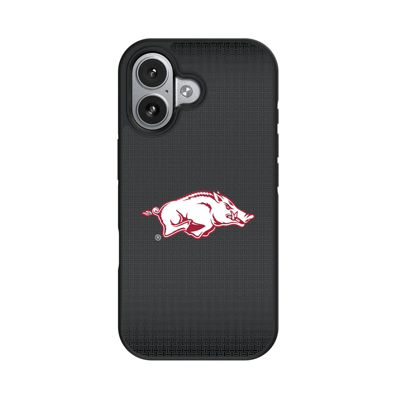 University of Arkansas Fayetteville Razorbacks Linen iPhone Bump Phone Case for Apple iPhone