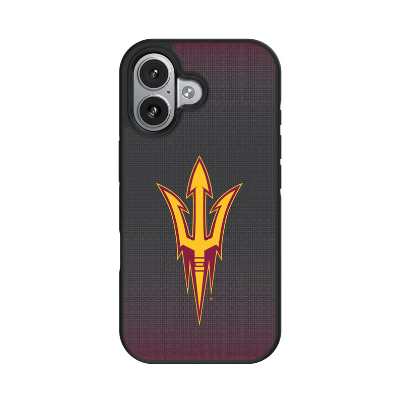 Arizona State University Sun Devils Linen iPhone Bump Phone Case for Apple iPhone