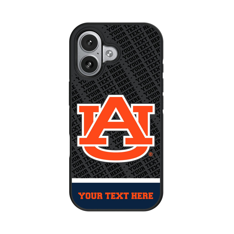 University of Auburn Tigers Personalized EndZone Plus iPhone Bump Phone Case for Apple iPhone