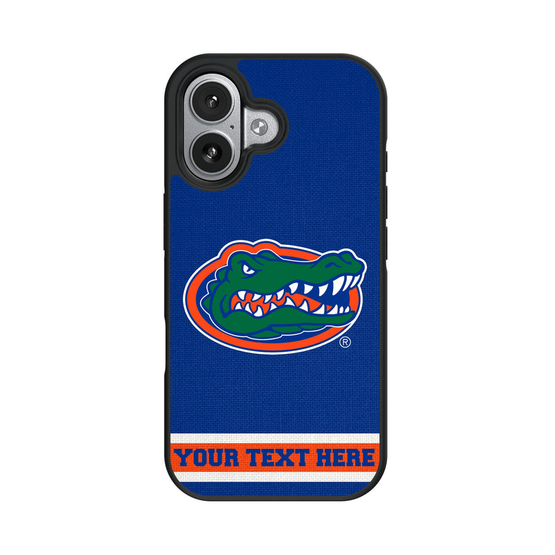 University of Florida Gators Personalized Stripe iPhone Bump Phone Case for Apple iPhone