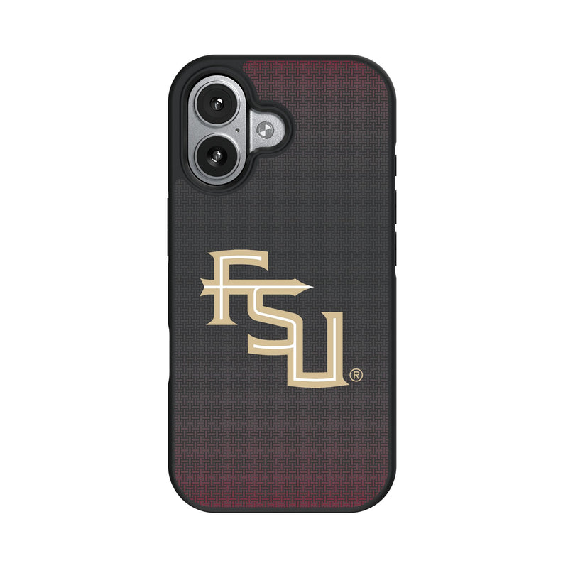 Florida State University Seminoles Athletic Wordmark Linen iPhone Bump Phone Case for Apple iPhone