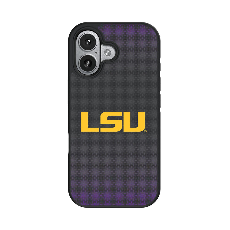 Louisiana State University Tigers Linen iPhone Bump Phone Case for Apple iPhone