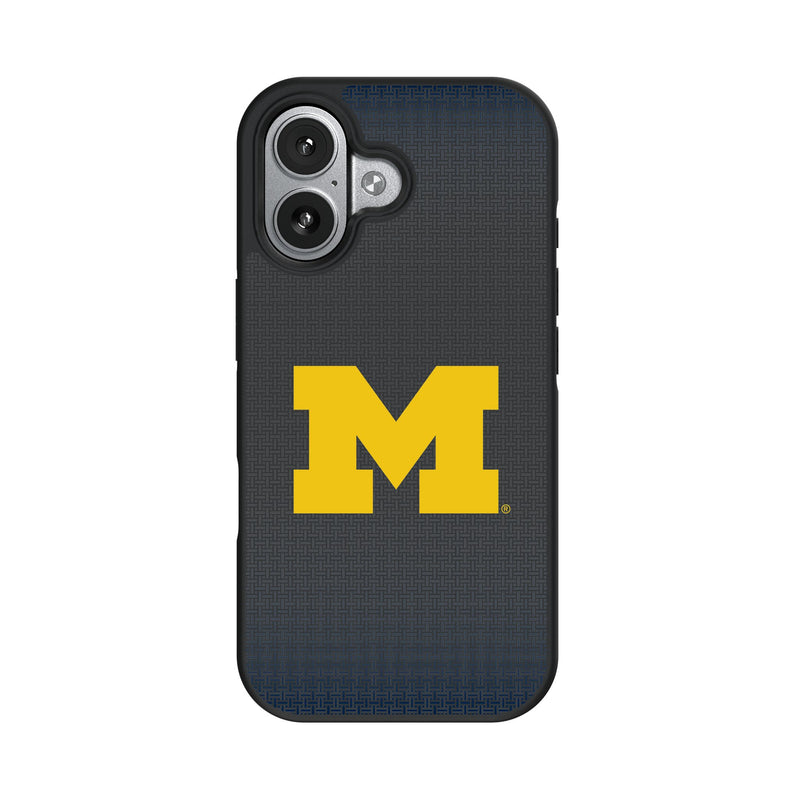 University of Michigan Wolverines Linen iPhone Bump Phone Case for Apple iPhone