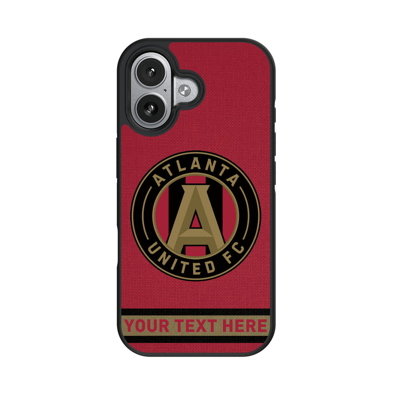 Atlanta United FC Personalized Stripe iPhone Bump Phone Case for Apple iPhone