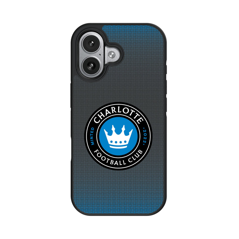 Charlotte FC Linen iPhone Bump Phone Case for Apple iPhone