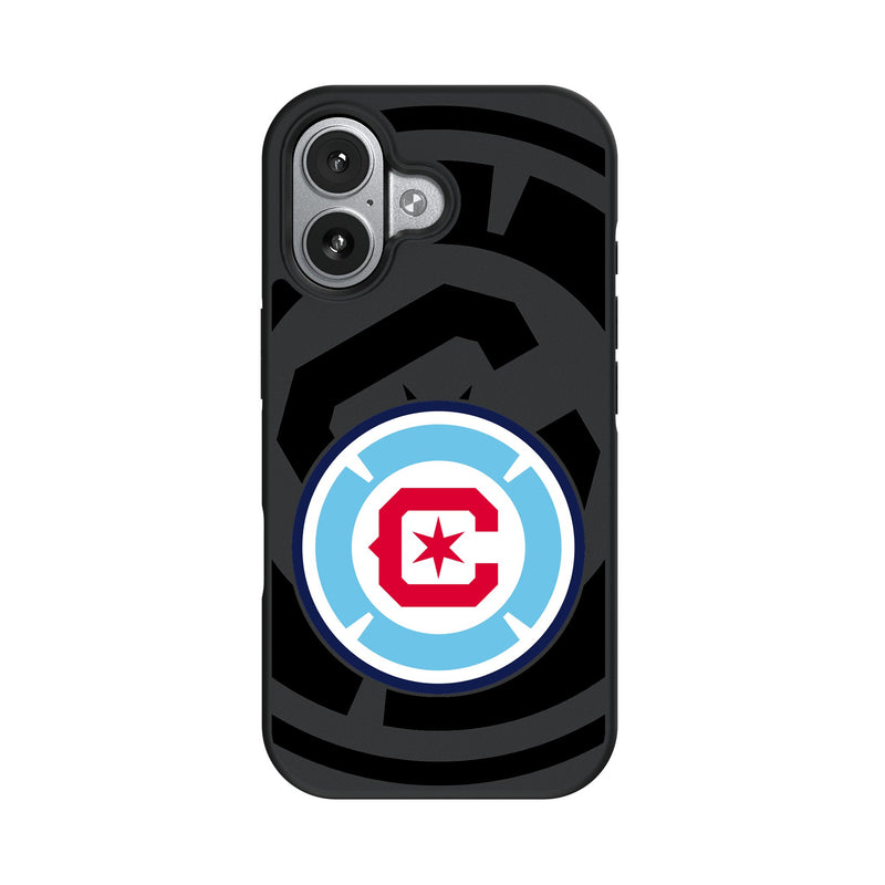 Chicago Fire Monocolor Tilt iPhone Bump Phone Case for Apple iPhone