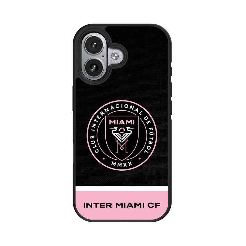 Inter Miami CF Endzone Solid iPhone Bump Phone Case for Apple iPhone