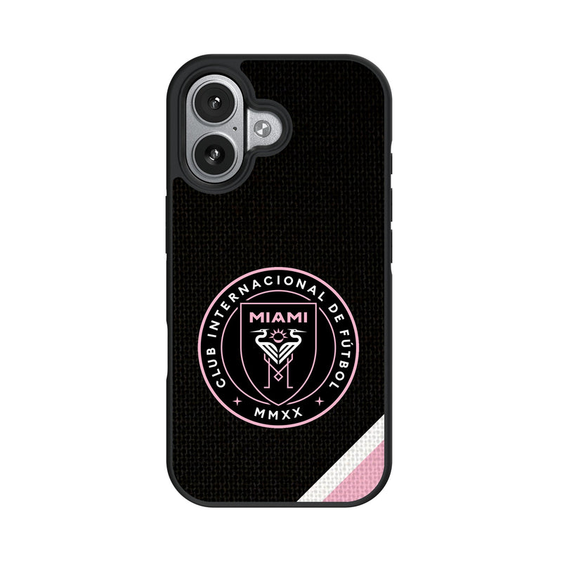 Inter Miami CF Diagonal Stripe iPhone Bump Phone Case for Apple iPhone