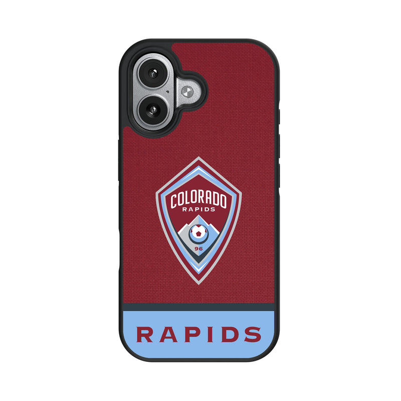 Colorado Rapids Endzone Solid iPhone Bump Phone Case for Apple iPhone