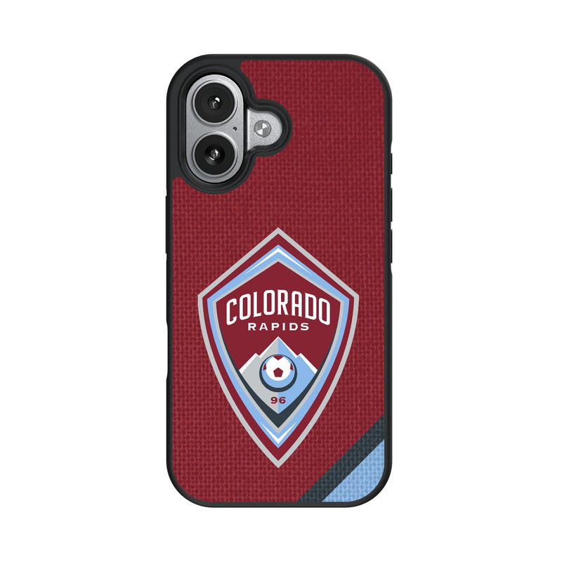Colorado Rapids Diagonal Stripe iPhone Bump Phone Case for Apple iPhone