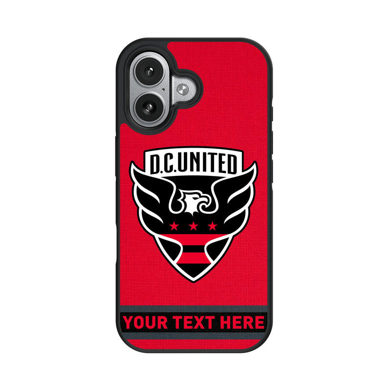 DC United Personalized Stripe iPhone Bump Phone Case for Apple iPhone
