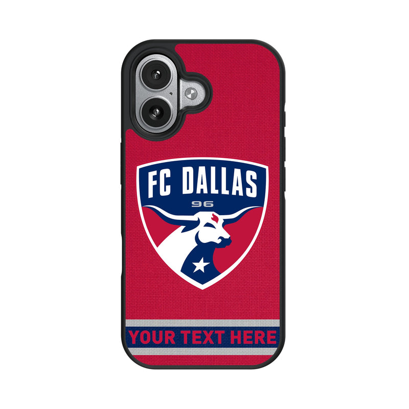 FC Dallas Personalized Stripe iPhone Bump Phone Case for Apple iPhone