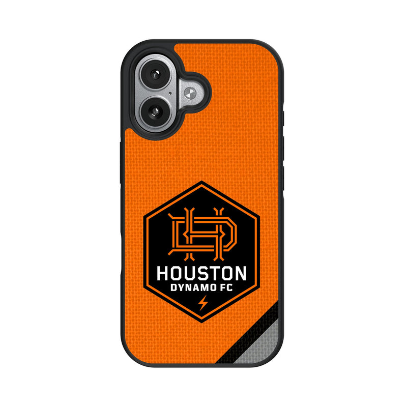 Houston Dynamo Diagonal Stripe iPhone Bump Phone Case for Apple iPhone
