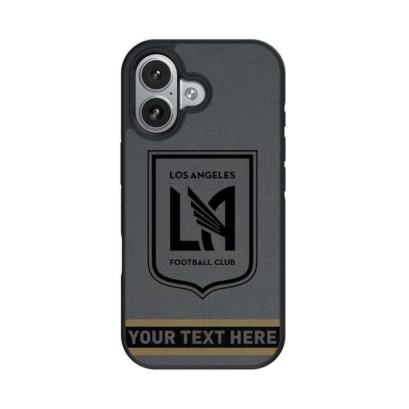 Los Angeles Football Club Personalized Stripe iPhone Bump Phone Case for Apple iPhone