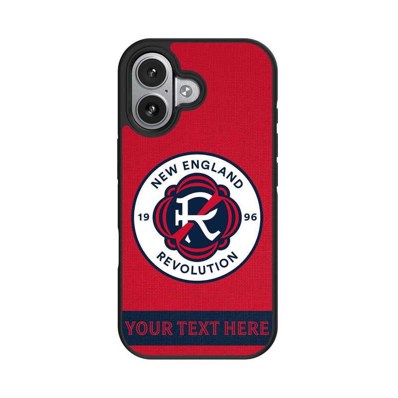 New England Revolution Personalized Stripe iPhone Bump Phone Case for Apple iPhone
