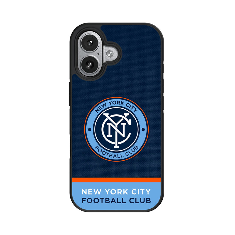 New York City FC Endzone Solid iPhone Bump Phone Case for Apple iPhone