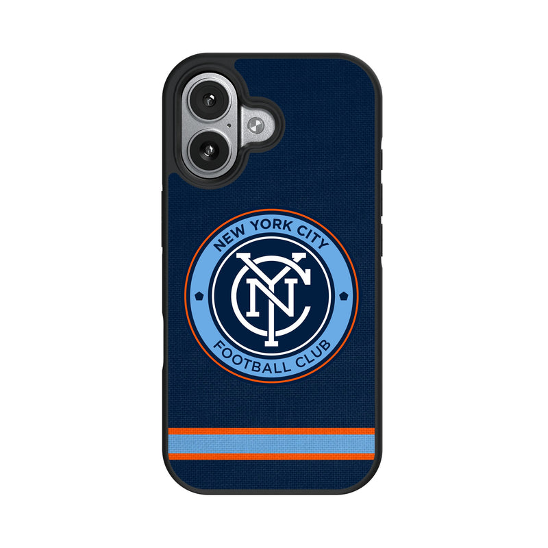New York City FC Stripe iPhone Bump Phone Case for Apple iPhone