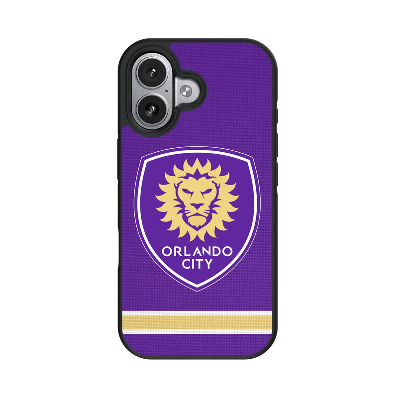 Orlando City Soccer Club Stripe iPhone Bump Phone Case for Apple iPhone