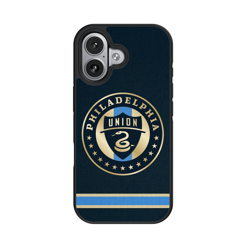 Philadelphia Union Stripe iPhone Bump Phone Case for Apple iPhone