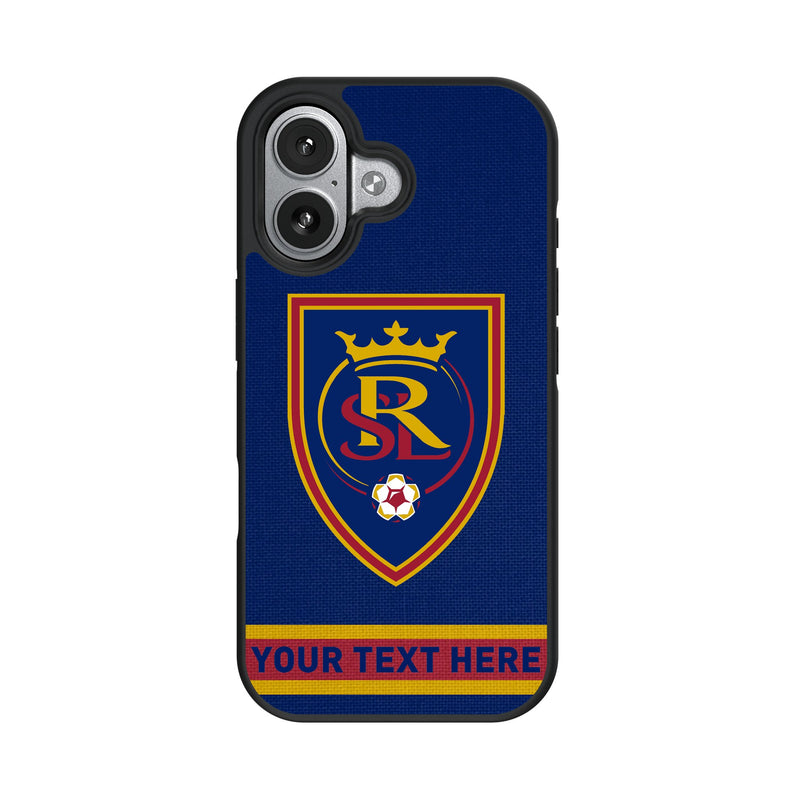 Real Salt Lake Personalized Stripe iPhone Bump Phone Case for Apple iPhone
