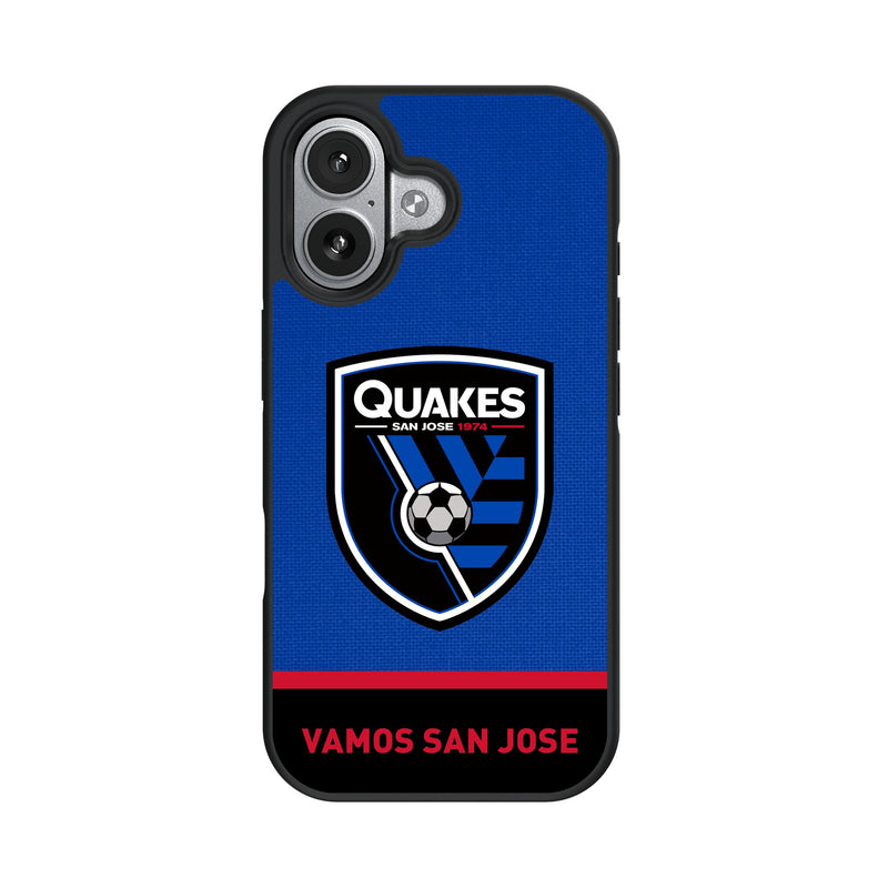 San Jose Earthquakes Endzone Solid iPhone Bump Phone Case for Apple iPhone