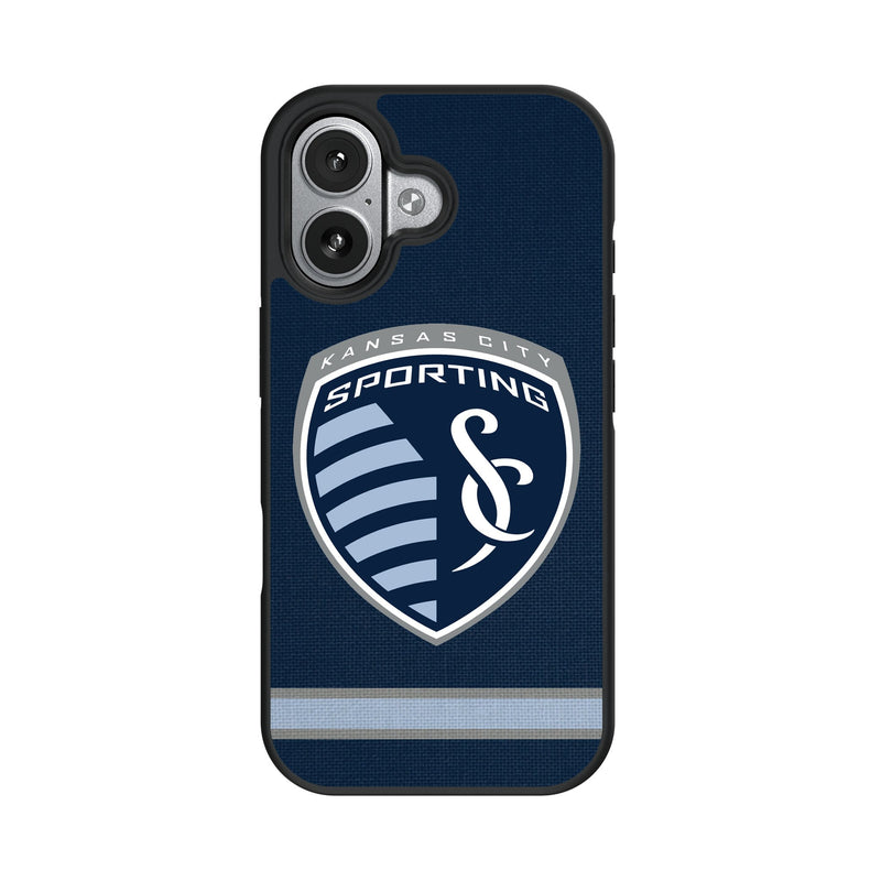 Sporting Kansas City Stripe iPhone Bump Phone Case for Apple iPhone